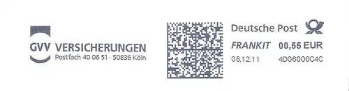 Freistempel 4D06000C4C Köln - GVV VERSICHERUNGEN (#2290)