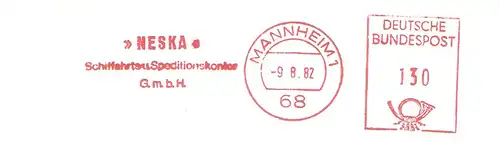 Freistempel Mannheim - NESKA Schiffahrts- u. Speditionskontor GmbH (#3032)