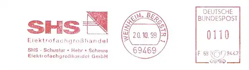 Freistempel F68 9447 Weinheim, Bergstr - SHS Elektrofachgroßhandel (#2869)