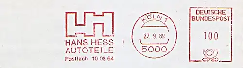 Freistempel Köln - Hans Hess Autoteile (#330)
