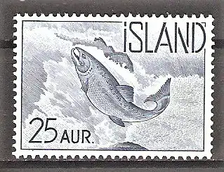 Briefmarke Island Mi.Nr. 335 ** Atlantischer Lachs (Salmo salar)