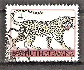 Briefmarke Südafrika - Bophuthatswana Mi.Nr. 4 C x o Leopard 