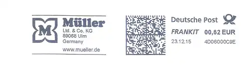Freistempel 4D06000C9E Ulm - Müller Ltd. & Co. KG / www.mueller.de (#2218)