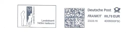 Freistempel 4D06000F5C Heilbronn - Landkreis Heilbronn / Landratsamt (Abb. Menschen) (#2215)