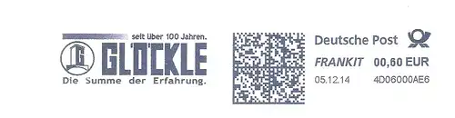 Freistempel 4D06000AE6 Schweinfurt - GLÖCKLE seit über 100 Jahren / Die Summe der Erfahrung (#2200)