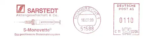 Freistempel C11 020N Nümbrecht - SARSTEDT AG - S-Monovette - Das geschlossene Blutentnahmesystem (Abb. Spritze) (#2128)