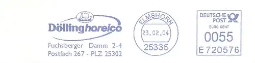 Freistempel E720576 Elmshorn - Dölling hareico (Abb. Schiff) (#3021)