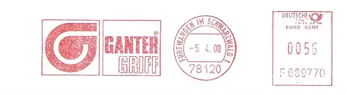 Freistempel F689770 Furtwangen im Schwarzwald - GANTER GRIFF (#3011)