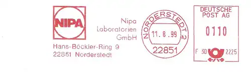 Freistempel F30 2225 Norderstedt - NIPA Laboratorien GmbH (#3004)