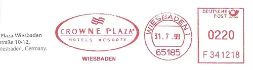 Freistempel F341218 Wiesbaden - Crowne Plaza Hotels Resorts Wiesbaden (#3040)