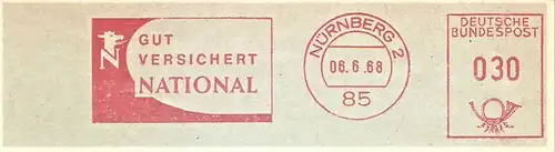 Freistempel Nürnberg - GUT VERSICHERT NATIONAL (#2174)