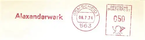 Freistempel Remscheid - Alexanderwerk (#2177)