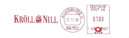 Freistempel F26 0672 Augsburg - KRÖLL & NILL (#2178)