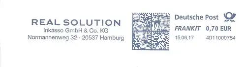 Freistempel 4D11000754 Hamburg - REAL SOLUTION Inkasso GmbH & Co. KG (#2257)