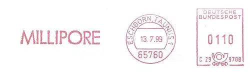 Freistempel C29 970B Eschborn, Taunus - MILLIPORE (#3152)