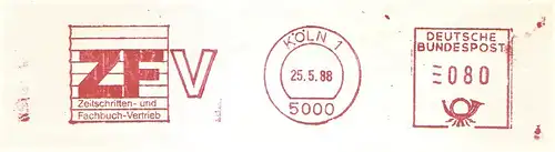 Freistempel Köln - ZFV Zeitschriften- und Fachbuch-Vertrieb (#1589)