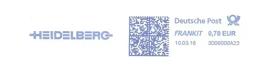 Freistempel 3D06000A22 - HEIDELBERG (#2693)