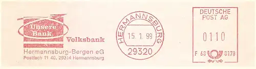 Freistempel F68 8178 Hermannsburg - Volksbank Hermannsburg-Bergen eG - Unsere Bank. (#2538)