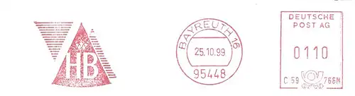 Freistempel C59 766M Bayreuth - HB (Zigarettenmarke) (#2534)