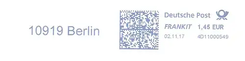 Freistempel 4D11000549 Berlin - 10919 Berlin (#2266)