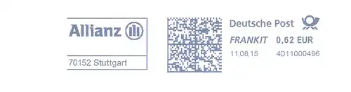 Freistempel 4D11000496 Stuttgart - Allianz (#2268)