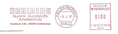 Freistempel F68 5719 Feldkirchen - SAHLBERG Gummi - Kunststoffe - Arbeitsschutz (#2277)