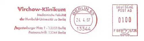 Freistempel F68 5726 Berlin - Virchow-Klinikum / Medizinische Fakultät der Humboldt-Universität zu Berlin (#2276)