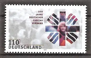 Briefmarke BRD Mi.Nr. 1964 ** 100 Jahre Deutscher Caritasverband 1997