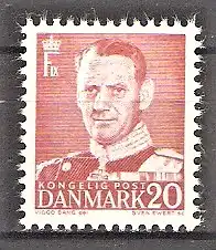 Briefmarke Dänemark Mi.Nr. 304 III ** König Frederik IX. 1949