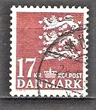 Briefmarke Dänemark Mi.Nr. 798 o Kleines Reichswappen - Freimarke 1984