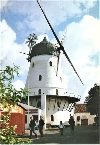 Ansichtskarte Dänemark - Bornholm / Gudhjem Mølle - Windmühle (1618)