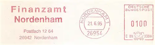 Freistempel C00 338A Nordenham - Finanzamt Nordenham (#2304)