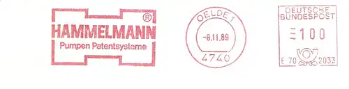 Freistempel E70 2033 Oelde - HAMMELMANN Pumpen Patentsysteme (#2301)