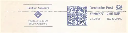 Freistempel 3D03000862 Augsburg - Klinikum Augsburg (#2225)
