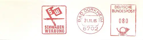 Freistempel Bad Dürkheim - SW SCHWABEN WERBUNG (#2991)