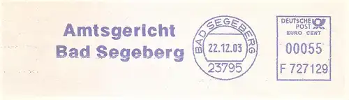 Freistempel F727129 Bad Segeberg - Amtsgericht Bad Segeberg (#2982)