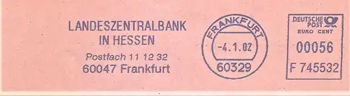Freistempel F745532 Frankfurt - Landeszentralbank in Hessen (#2979)