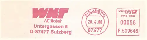 Freistempel F509646 Sulzberg - WNT NC-Technik (#2973)