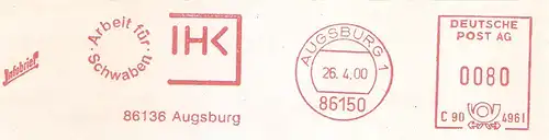 Freistempel C90 496I Augsburg - IHK Augsburg - Arbeit für Schwaben (#2971)