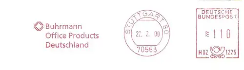 Freistempel H02 1225 Stuttgart - Buhrmann Office Products Deutschland (#2825)