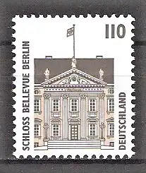 Briefmarke BRD Mi.Nr. 1935 A ** Sehenswürdigkeiten 1997 / Schloss Bellevue in Berlin