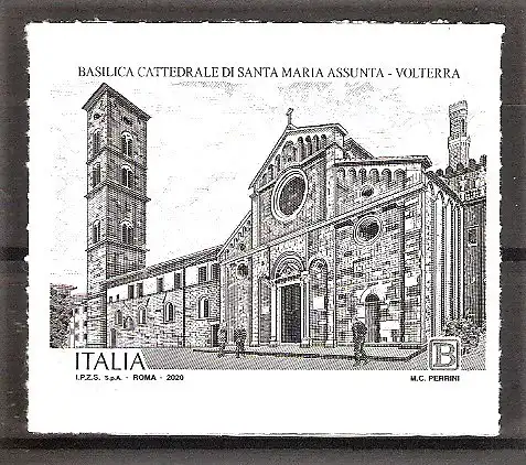 Briefmarke Italien Mi.Nr. 4253 ** (selbstklebend) 900 Jahre Kathedrale Mariä Himmelfahrt in Volterra 2020