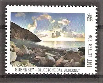Briefmarke Guernsey Mi.Nr. 1377 ** Europa CEPT 2012 / Landschaften - Bluestone-Bucht auf Alderney