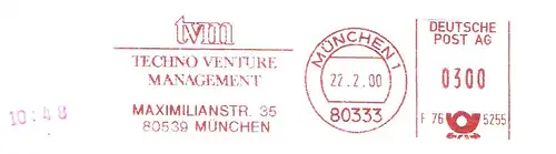 Freistempel F76 5255 München - tvm TECHNO VENTURE MANAGEMENT (#2776)