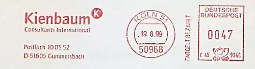 Freistempel C45 934C Köln - Kienbaum Consultants International Gummersbach (#48)