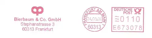 Freistempel E673078 Frankfurt am Main - Bierbaum & Co. GmbH (#2961)