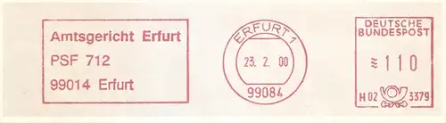 Freistempel H02 3379 Erfurt - Amtsgericht Erfurt (#2959)