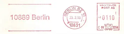 Freistempel C06 325K Berlin BZ 10 - 10889 Berlin (#2958)
