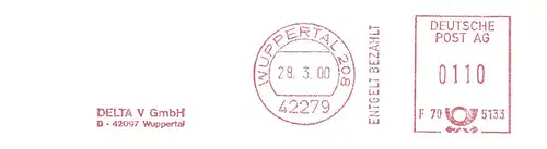 Freistempel F70 5133 Wuppertal - DELTA V GmbH (#2953)