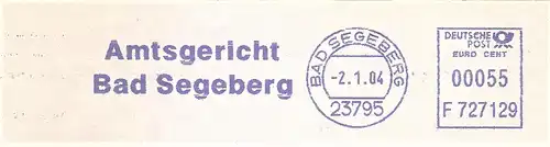 Freistempel F727129 Bad Segeberg - Amtsgericht Bad Segeberg (#2945)